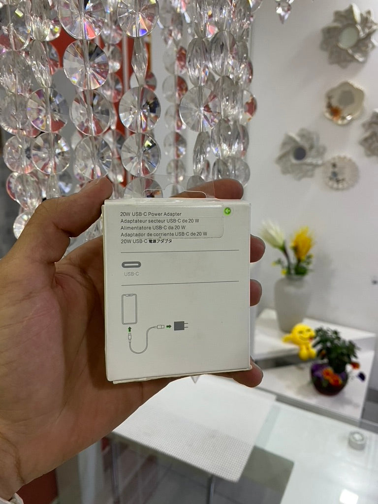 Adaptador Cargador Apple Original 20w Carga Rápida