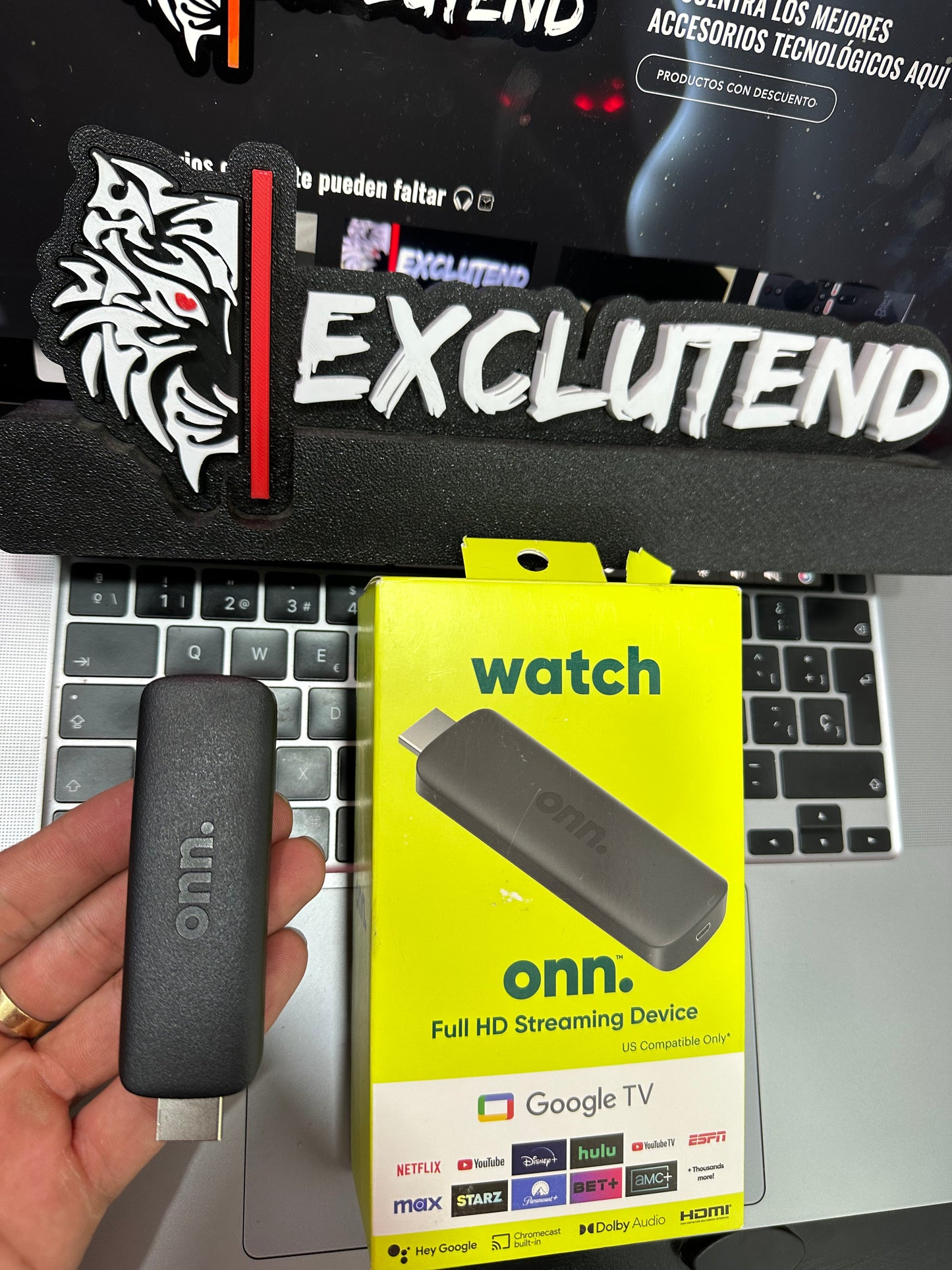 ONN GOOGLE 4K ORIGINAL CONVIERTE TU TV A UNO INTELIGENTE