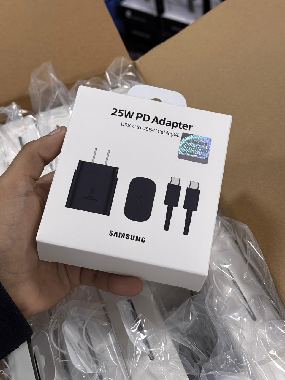 Cargador de Samsung Original 25W COMPLETO
