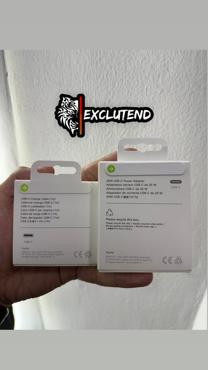 Cargador Apple Original COMPLETO TIPO C