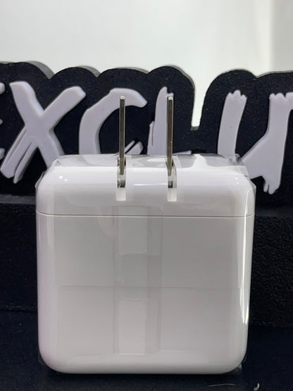 Adaptador Cargador Apple 60w Carga Rápida doble puerto