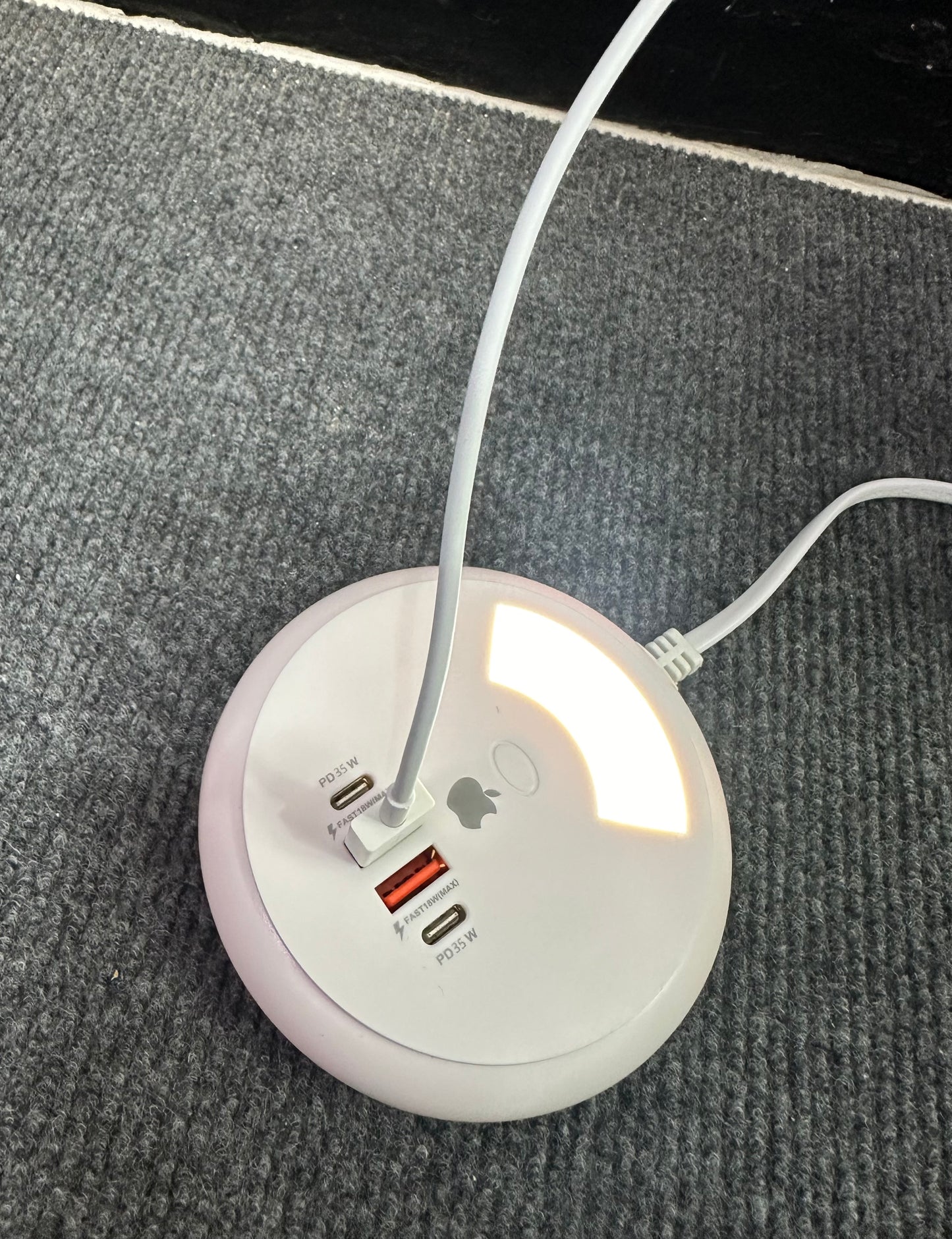 Multipuerto cargador 4 en 1 Apple premium 35w carga rápida