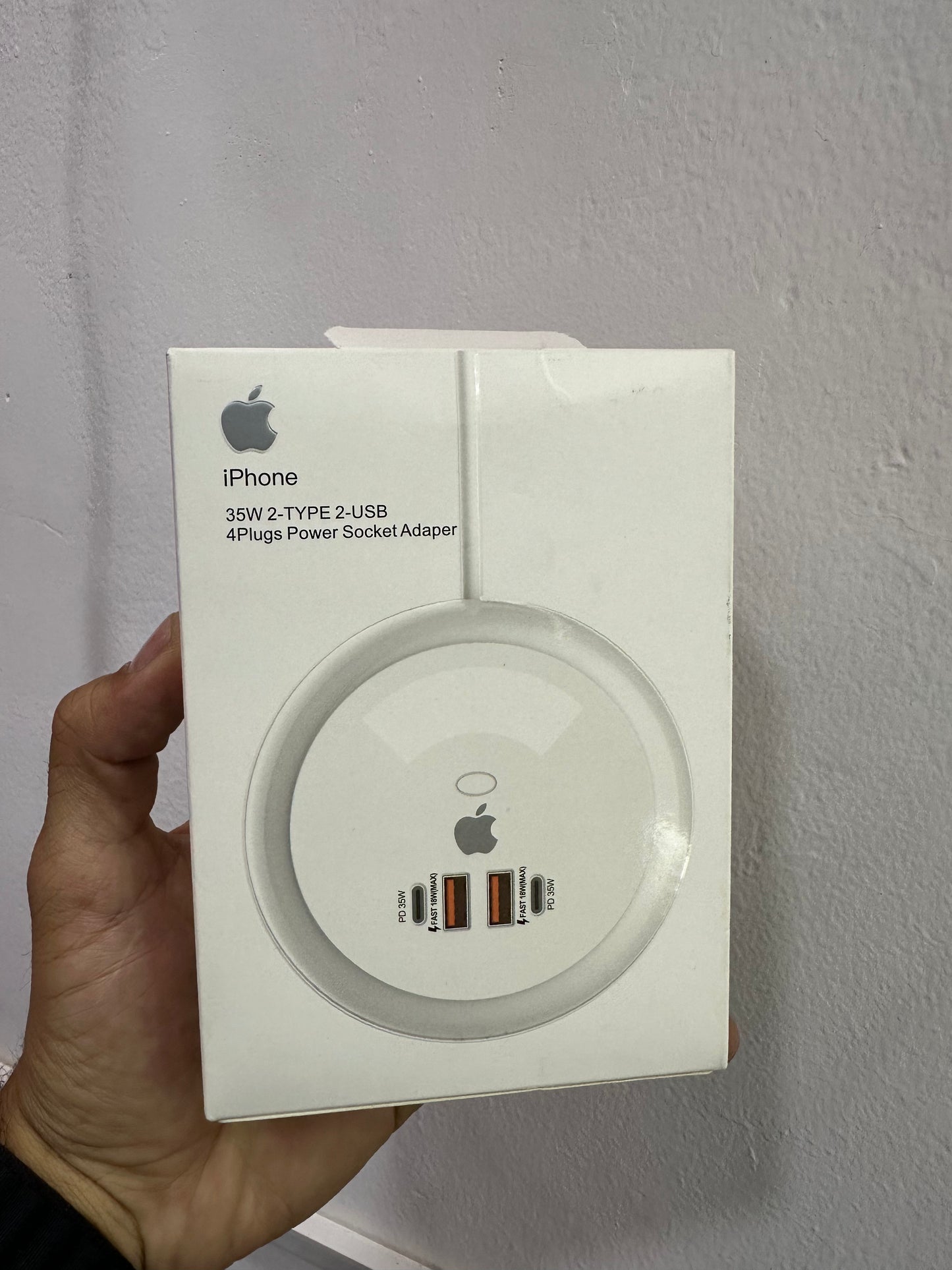 Multipuerto cargador 4 en 1 Apple premium 35w carga rápida