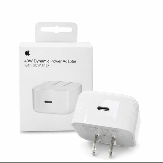 Adaptador Carga Rápida IPHONE Original DINAMO 40W (60W)